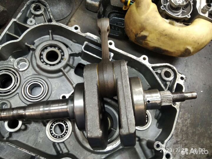 Коленвал + сцепление