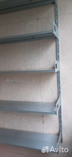 Полки алюминиевые переставные навесные