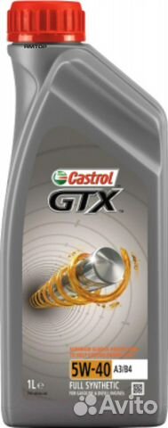 Castrol 15B9F6 Масло моторное Castrol GTX 5W-40 SM