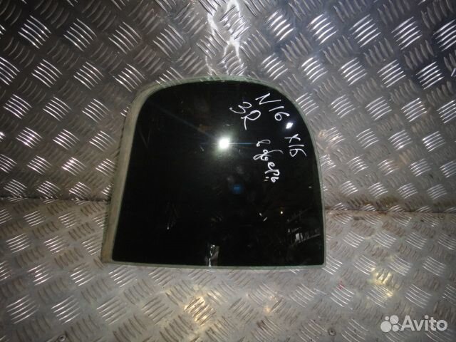 Стекло Almera N16 (00-06) H/B зад R глухое на двер