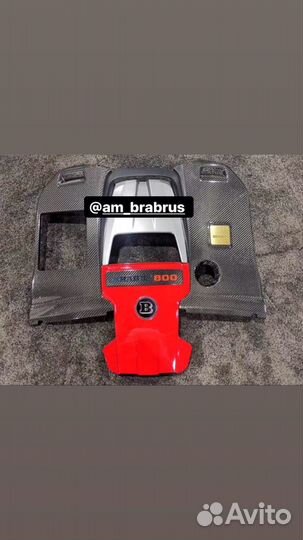 Карбоновый отсек брабус мотора AMG 6,3