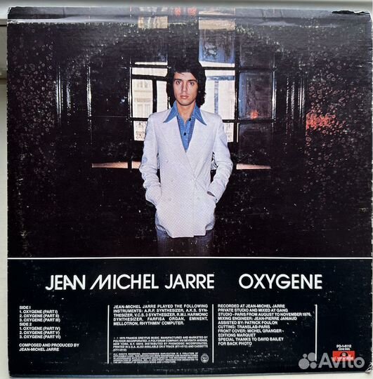 Пластинка Jean Michel Jarre Oxygene Polydor USA