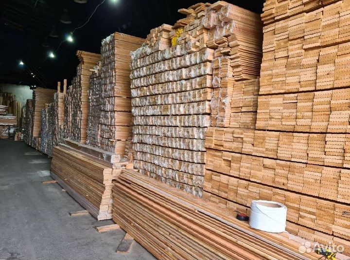 Евровагонка из лиственницы 14 x 144 x 40 Штиль x 8