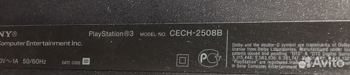 Sony PS3 slim прошитая + игры