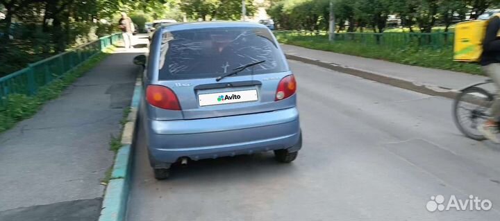 Daewoo Matiz 0.8 МТ, 2008, битый, 136 695 км
