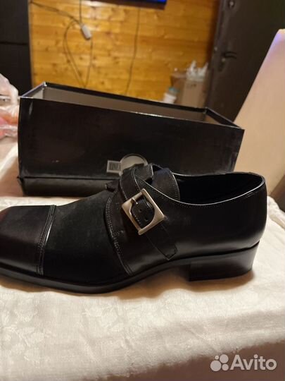 Туфли мужские натур, кожа