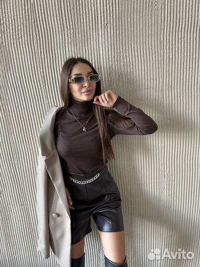 Шорты женские под кожу 42 44