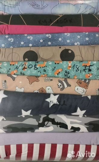 Лоскуты для рукоделия, ткань на отрез