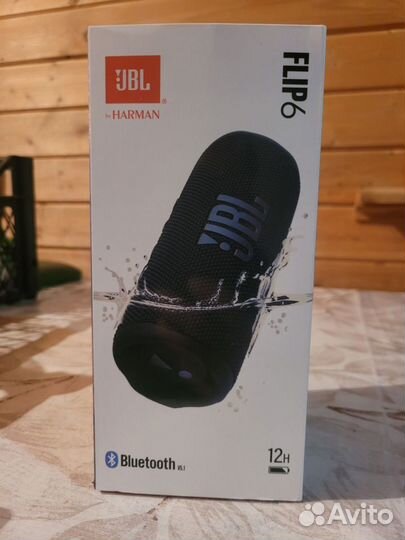 Колонка jbl flip 6 чёрный