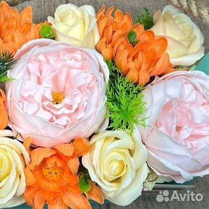Букет из мыльных цветов
