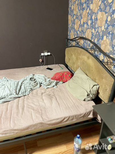 Кровать двухспальная 160 200 металлическая