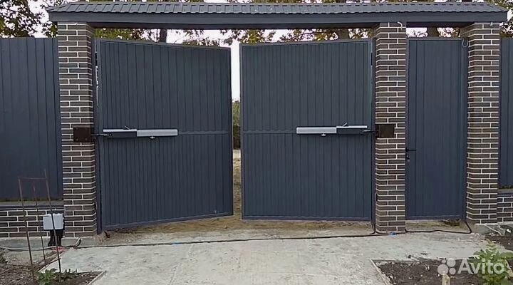 Изготовление распашных ворот монтаж 1-3 дн