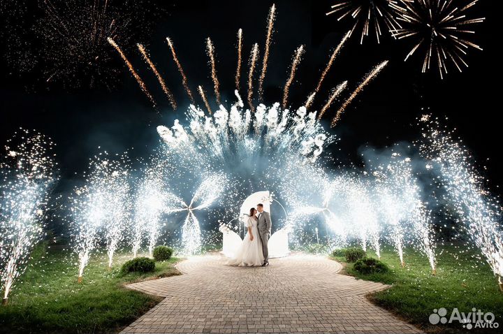 Свадебный фейерверк. Пиротехническое шоу