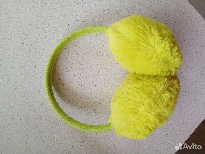 Меховые наушники для девочки