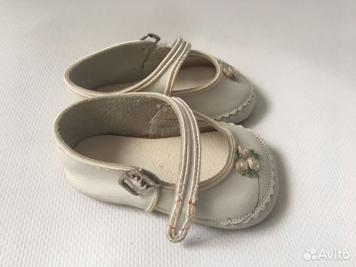 Туфли кукольные кожаные