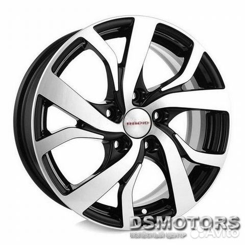 Диски Палермо 6.5/16 5x100 ET38 d67.1 алмаз чёрный