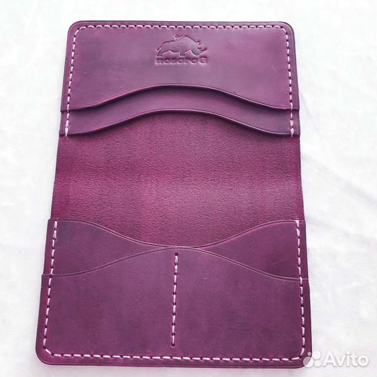 Обложка на паспорт кожаная ручная работа докхолдер