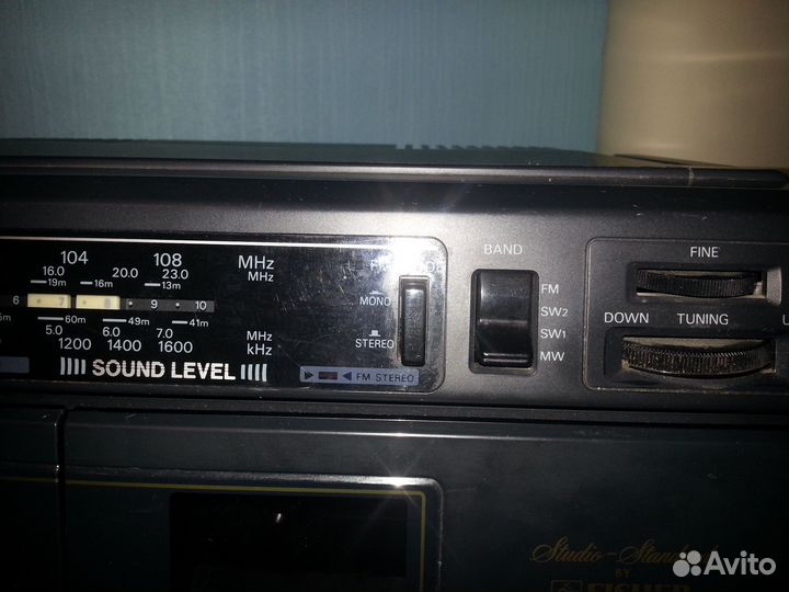 Магнитола Fisher PH - W1000 К Dual Cassette AM/FM