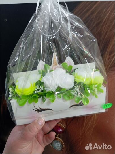 Букет цветов мыло