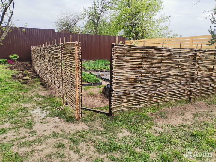 Плетень из орешника