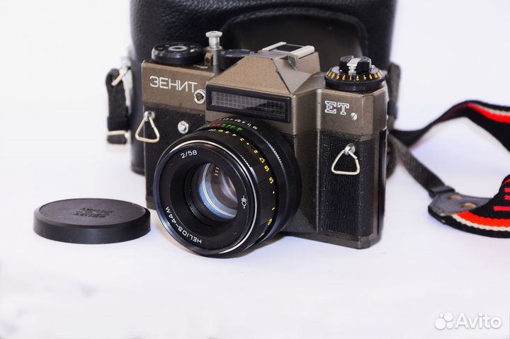 Зенит ет редкий цвет пленочная зеркалка СССР