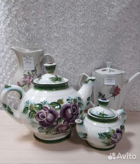 Конаково чайники. Кувшин. Кофейник