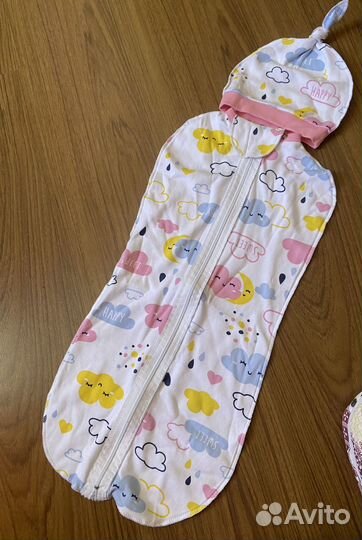 Кокон пеленка для новорожденных