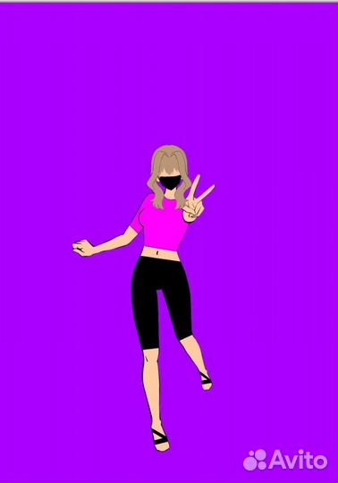 Картина, фиолетовый край