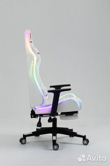 Геймерское, игровое компьютерное кресло с подсветк