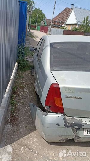 Renault logan 2008 г крышка багажника