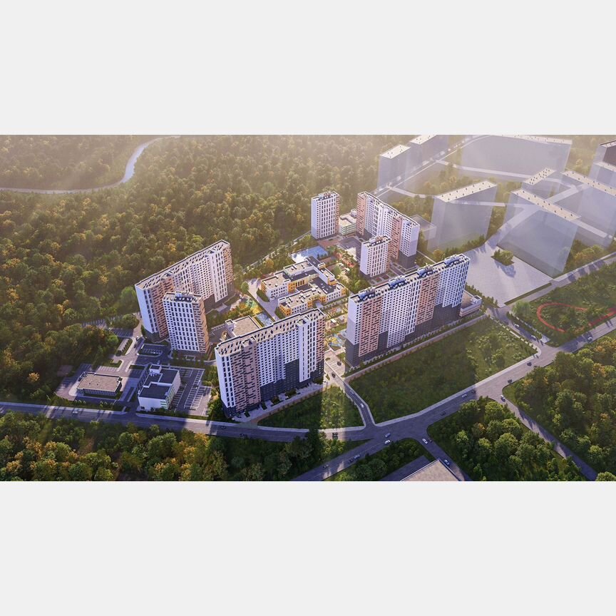 1-к. квартира, 33,4 м², 21/22 эт.