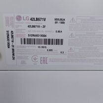 Телевизор lg 42lb671v (разбор)(запчасти)