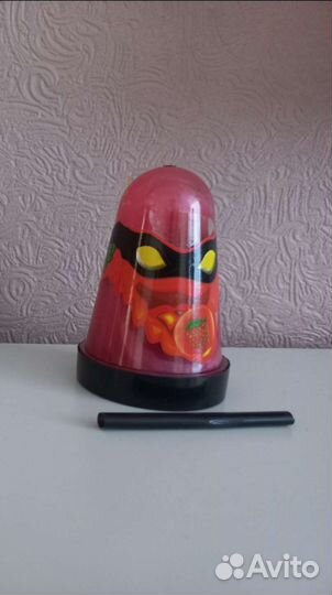 Красный и розовый Ниндзя Слайм (лизун)