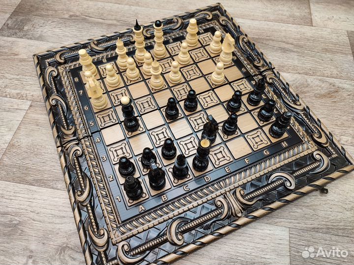 Шахматы резные + нарды