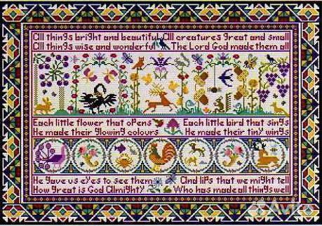 Схемы для вышивания Long Dog Samplers