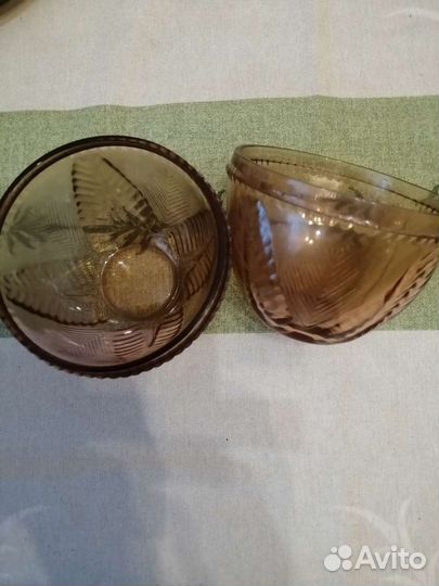 Посуда цветное стекло СССР