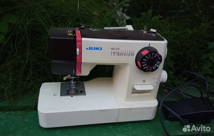 Швейная машина juki hzl-27z с педалью