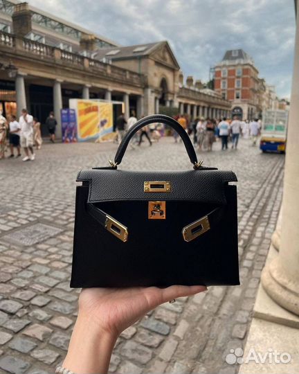 Сумка женская Hermes Kelly mini black