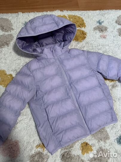 Ультралегкий пуховик uniqlo для девочки