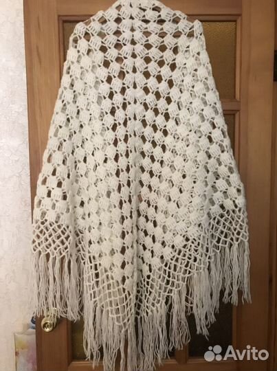 Шаль косынка ручной работы