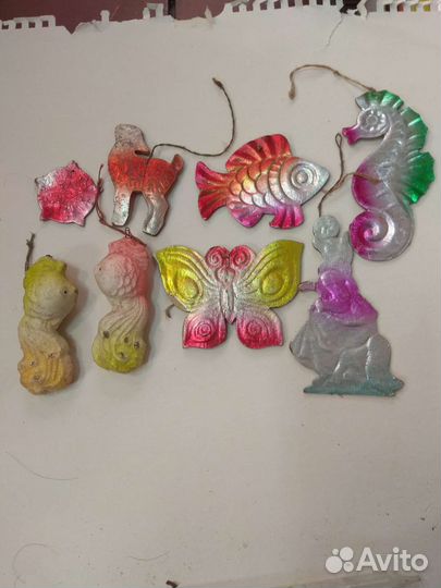 Елочные игрушки СССР