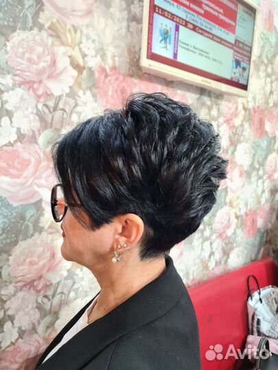 Стрижка женская, покраска, химия на дому с выездом