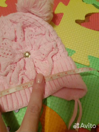 Детская демисезонная шапочка р 46-48