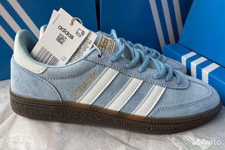 Кроссовки adidas spezial handball blue