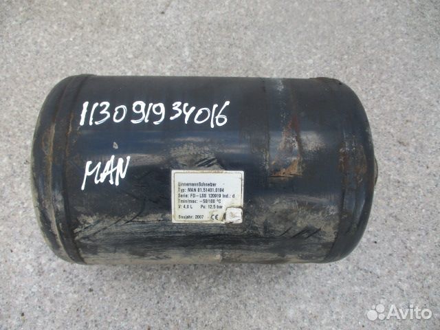 Рессивер воздушный 4л MAN 81514010194