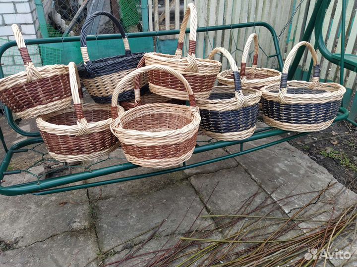 Корзины плетёные