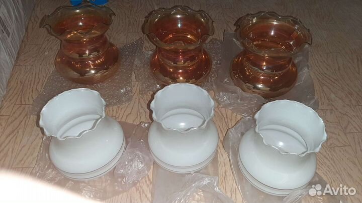 Плафоны к рожковой люстре. Цена указана один компл