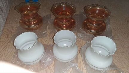 Плафоны к рожковой люстре. Цена указана один компл