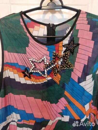 Платье цветное очень тоненькое-легкое