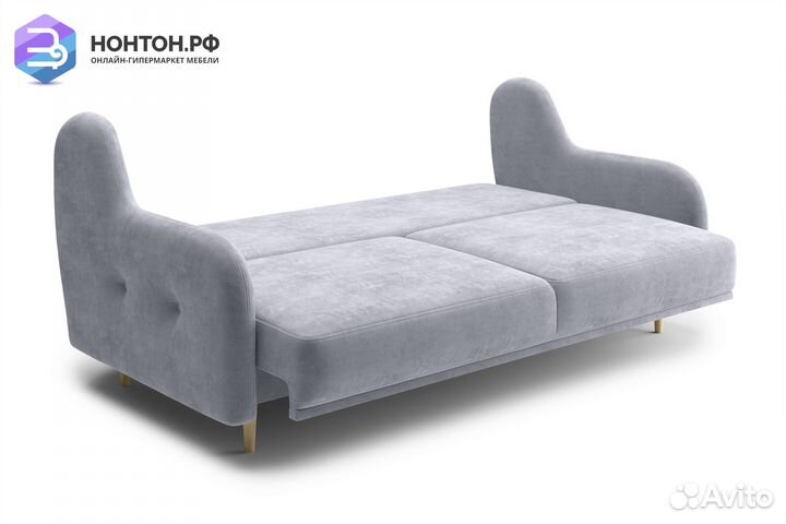 Диван книжка Глосс серый